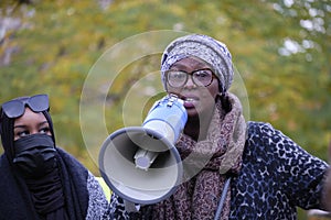 Ottawa, Canada. October 20, 2020. Justice for Abdirahman Abdi Protest